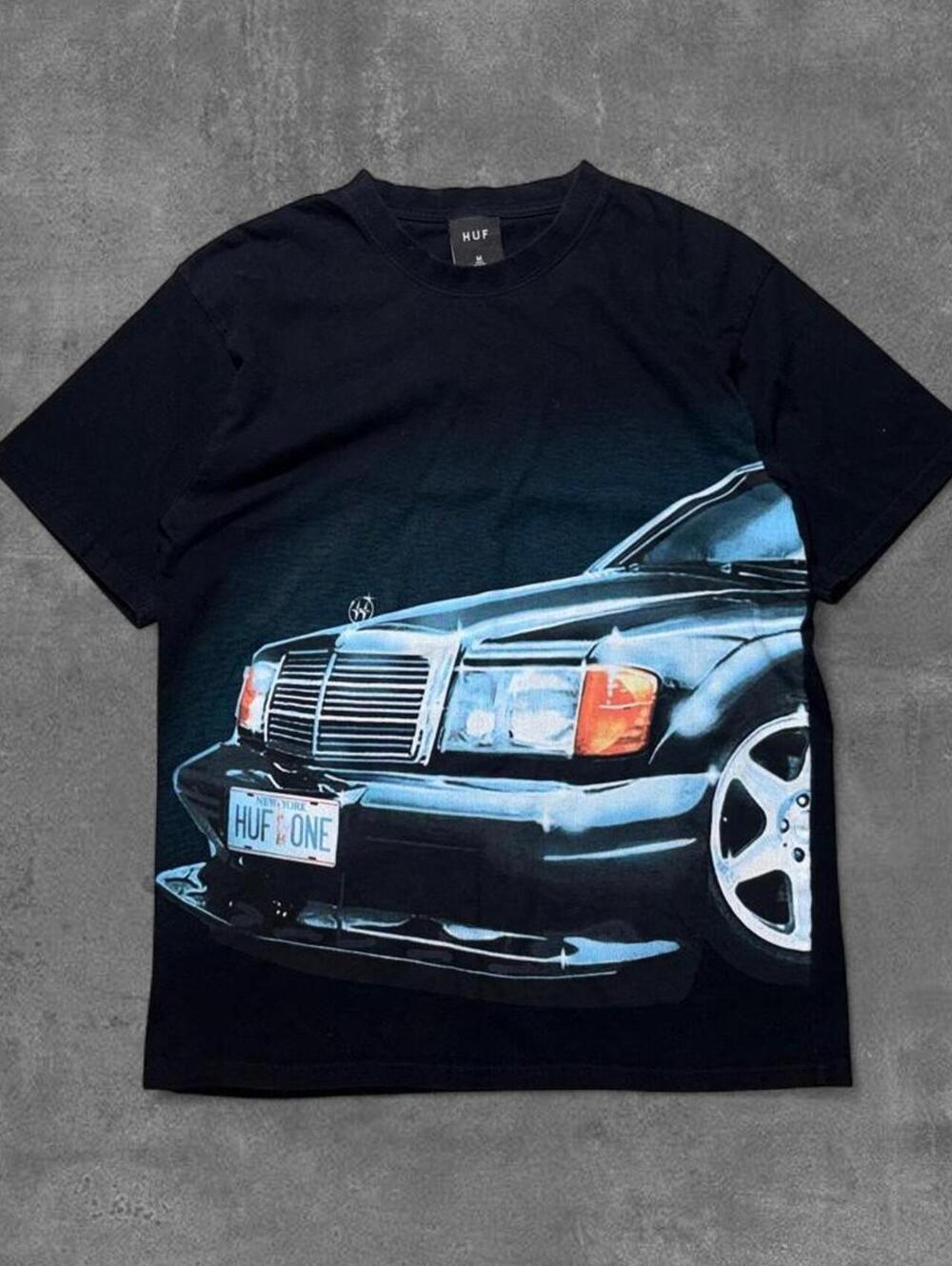 HUF H Class Mercedes Benz Graphic T Shirt Black Men’s Medium